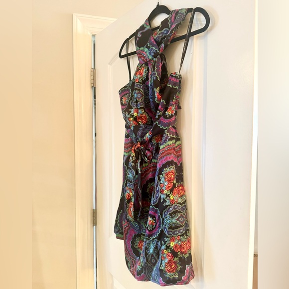 Betsey Johnson Silk Halter Dress - Picture 2 of 8